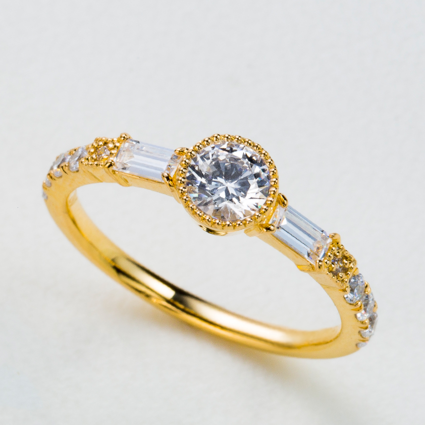 婚約指輪 W771 | ジュエリーかまた － オーダーメイドの結婚指輪・婚約 